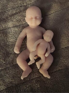 Realistic Flesh-silicone babies collectable
